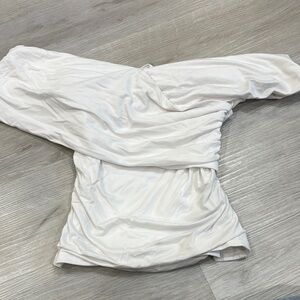 Elegant Off-Shoulder White Top